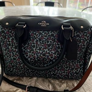 Coach Mini Bennett Ranch Floral Satchel